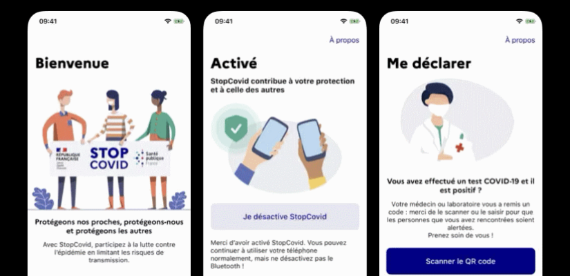 Mises en conformité RGPD - Application StopCovid