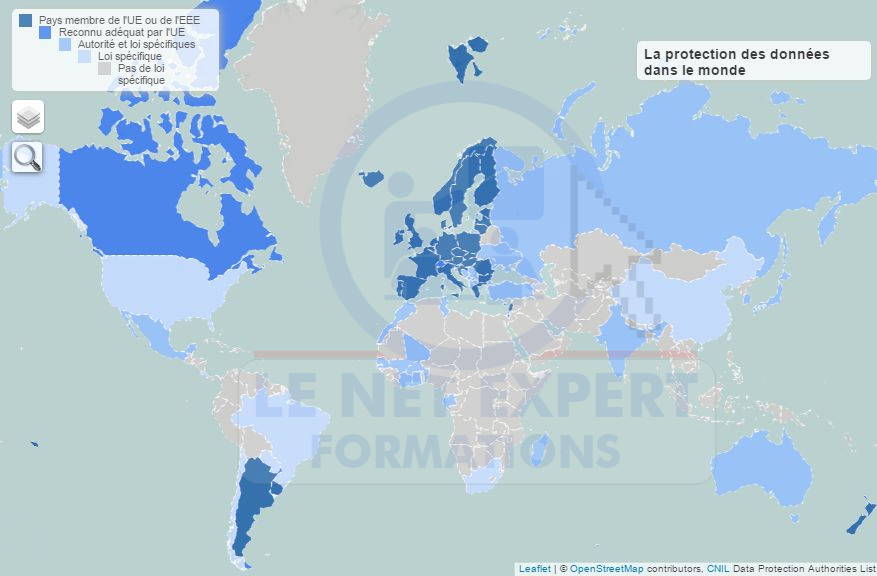 RGPD : Dans quel pays peut-on transférer des données personnelles et comment ?